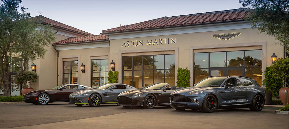 Exterior of Aston Martin Newport Beach