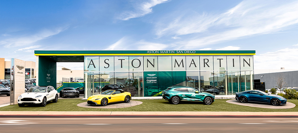 Exterior of Aston Martin San Diego dealership