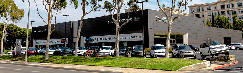 Outside Land Rover Newport Beach dealership